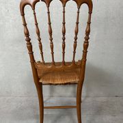 2x vintage original Chiavari chairs – wood