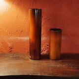Pair of cylinder vases