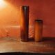 Pair of cylinder vases