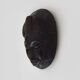 Wooden mask of the Baoulé ethnic group from Ivory Coast. African mask