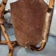 Pair of armchairs bamboo leather skin rohé noordwolde