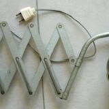 Zigzag wall lamp, accordion, metal scissors, 50s/60s design