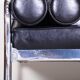 Sofa in Chrome-Plated Tubular Steel and Black Leather attributed to Hynek Gottwald, Former Czechoslovakia, 1930s