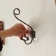 Set of 3 vintage coat hooks.