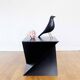 Table basse bout de canapé "origami" 1980