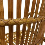 Vintage Rattan Chair Dirk Van Sliedregt Rohe Noordwolde 1960