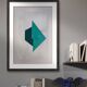 Minimalist geometric painting