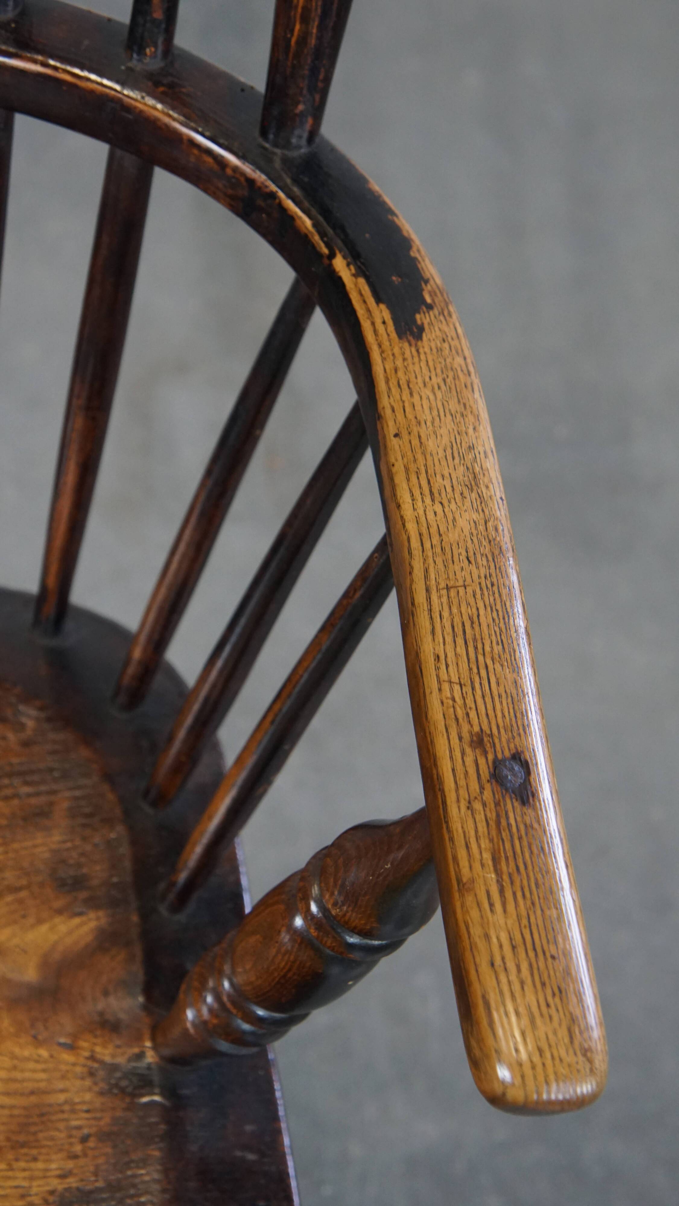 Antique Wooden Spindle Windsor Chair