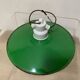 Farmhouse enameled pendant light