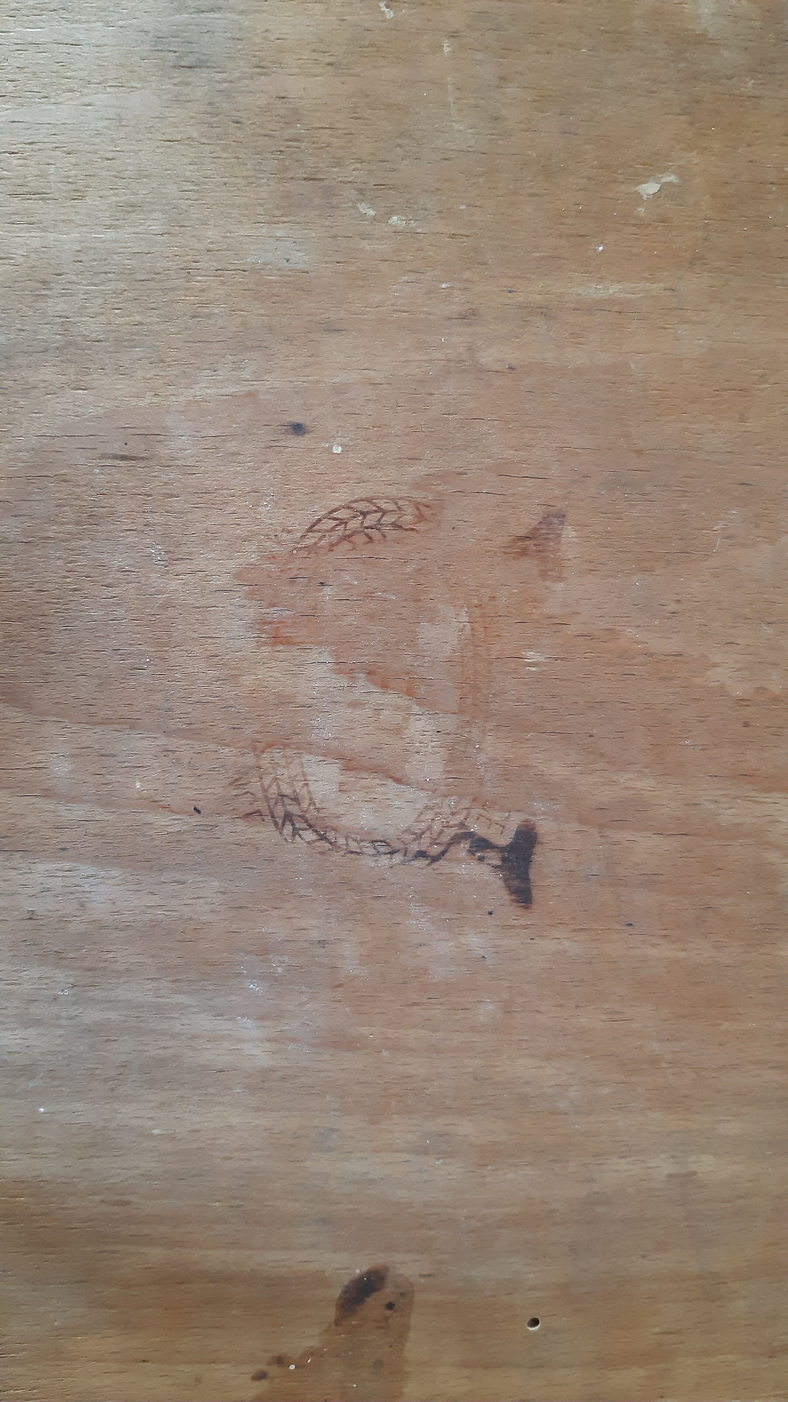 Pair of Luterma bistro chairs in beech wood and green seat 50s