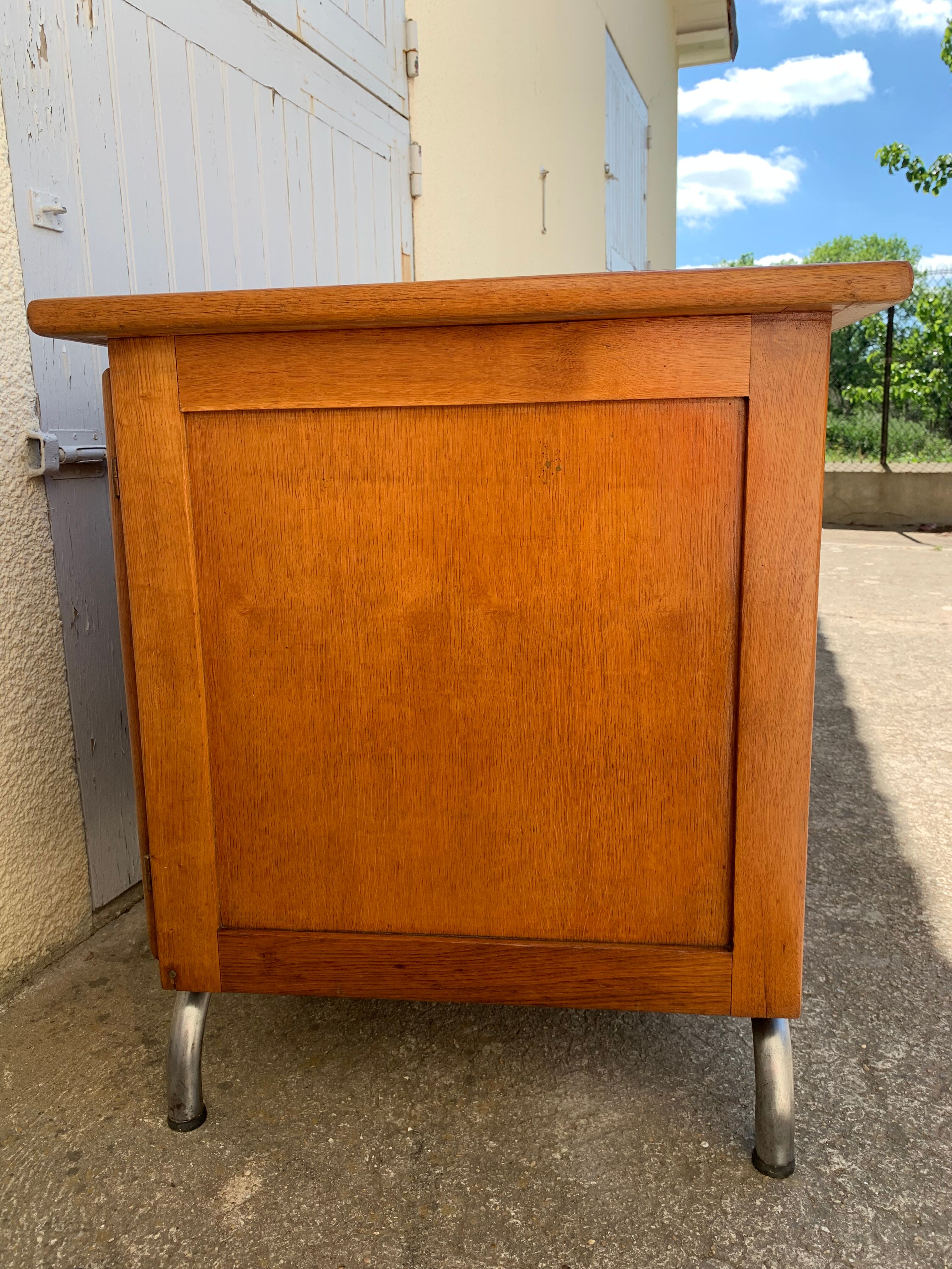 Office schoolmaster 1950 solid oak