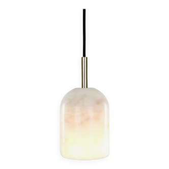 Marble and brass pendant lamp