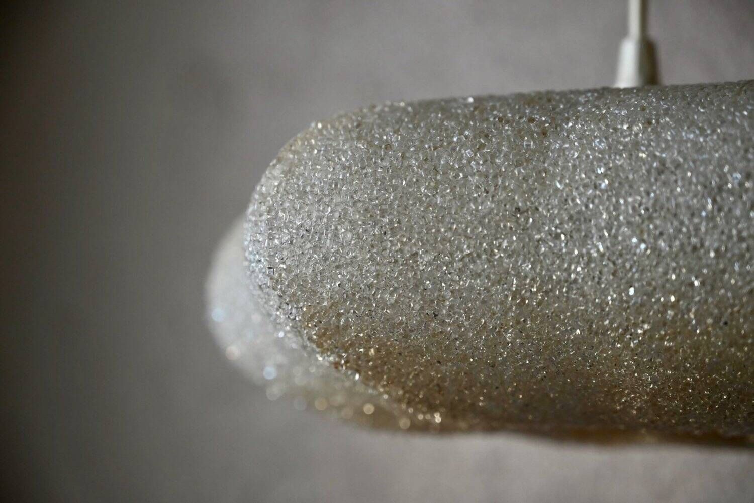 1960s vintage suspension sparkling granulated perspex Mid-Century