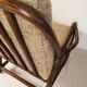 Fauteuil en rotin vintage