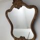 Gilded wooden mirror decoration shell Louis XIV