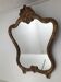 Gilded wooden mirror decoration shell Louis XIV
