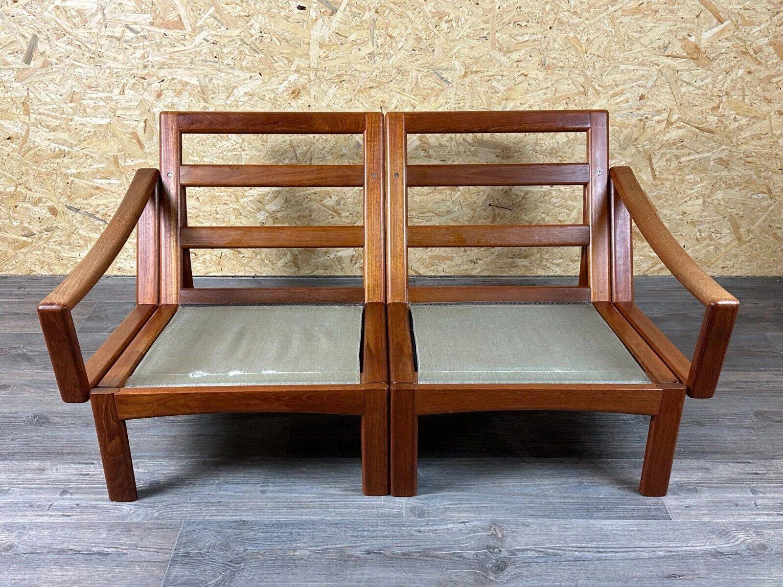 1960s/70s Teak 2-seater sofa by Glostrup Møbelfabrik Denmark Design