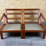 1960s/70s Teak 2-seater sofa by Glostrup Møbelfabrik Denmark Design