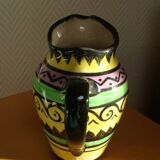 Vintage HB Quimper Breton pitcher