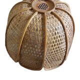 Rattan lampshade