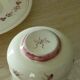 Service de nuit en faience de moustier carafe verre decor aux oiseaux