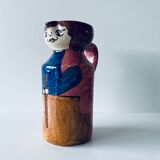 Vintage pitcher Portuguese pottery