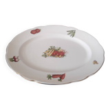Plat ovale Digoin Sargueminnes
