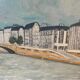 Paris quai d'Orsay, oil on canvas