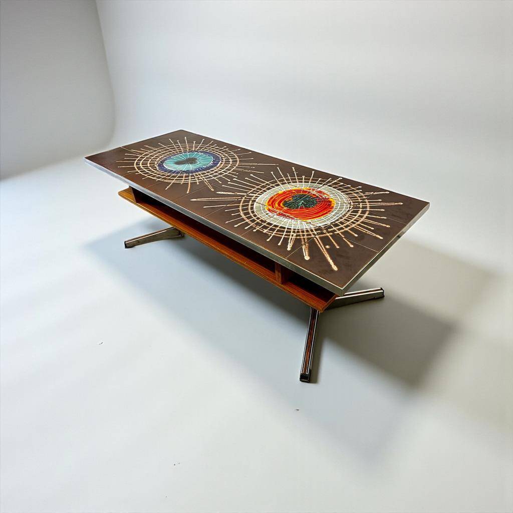 Vintage brown coffee table / belarti coffee table