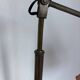 Vintage 1900 Clichy glass paste lamp, brass workshop desk - 60 cm