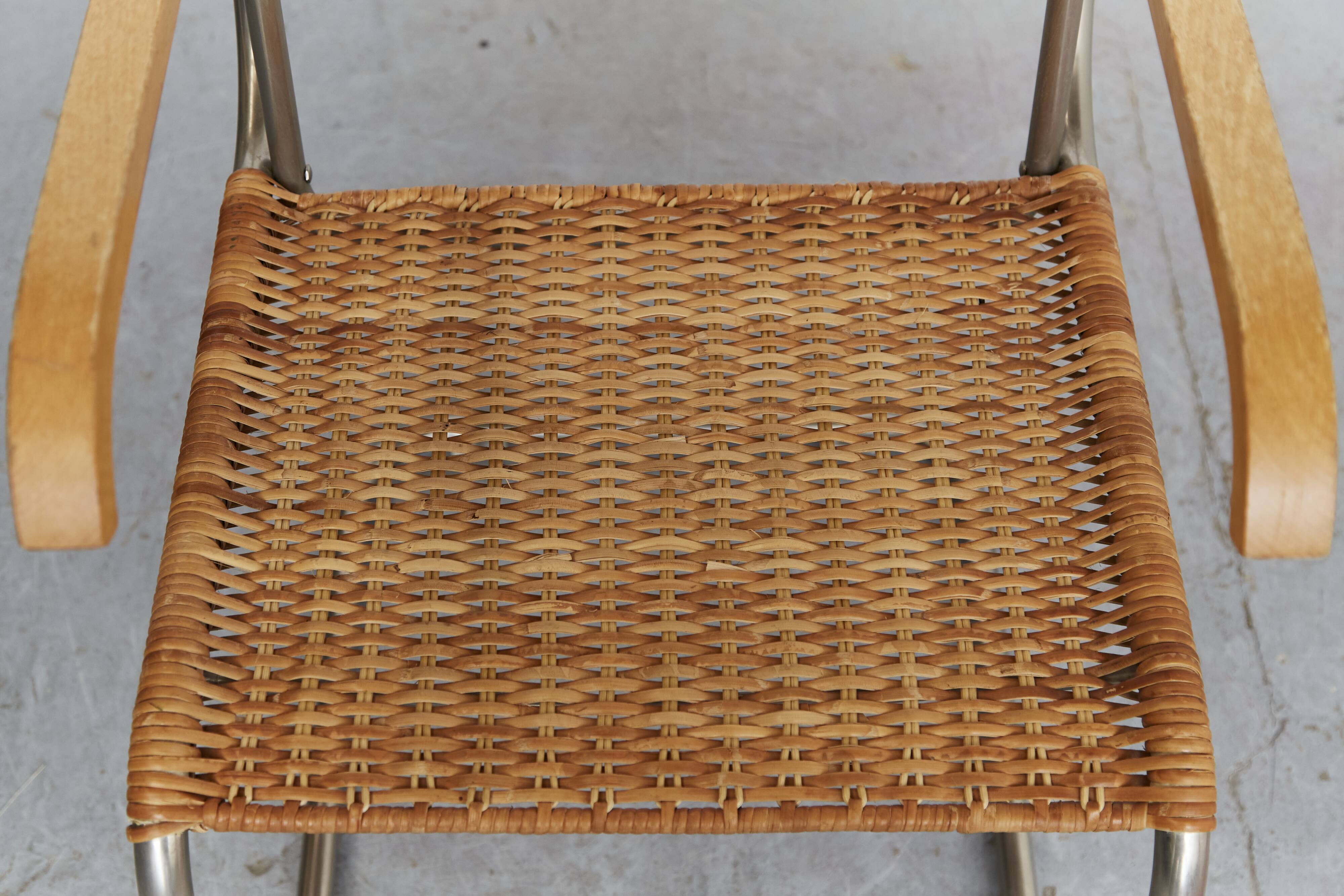 Marcel Breuer Armlehnstuhl D40 für Tecta I Set of Four