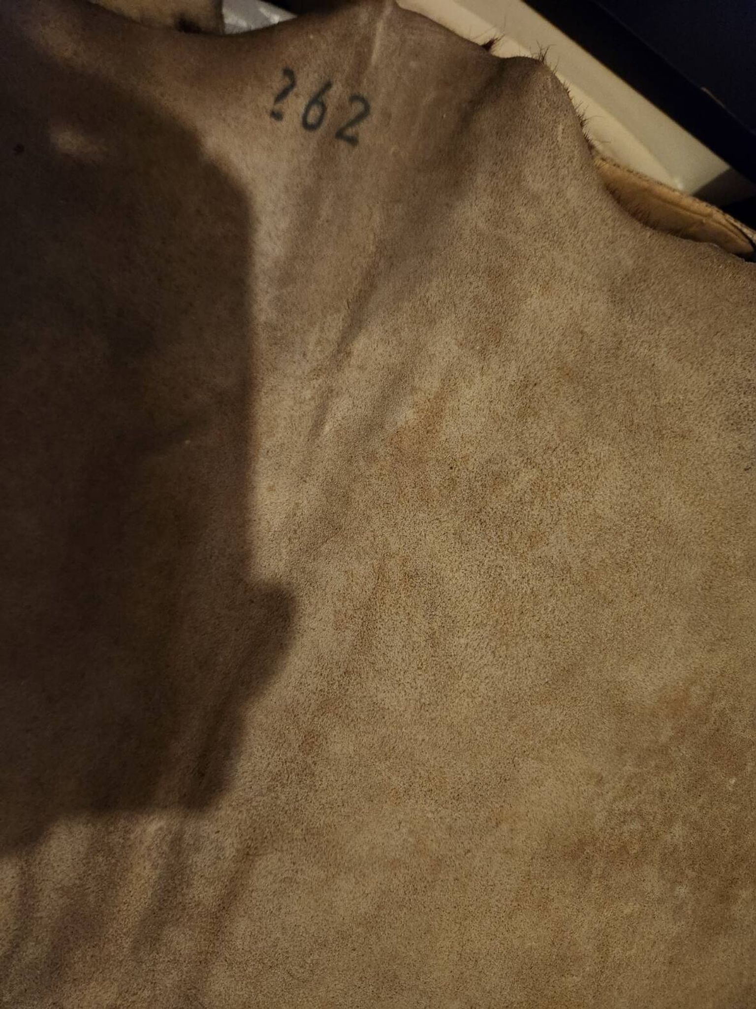 Very large and very beautiful genuine cowhide