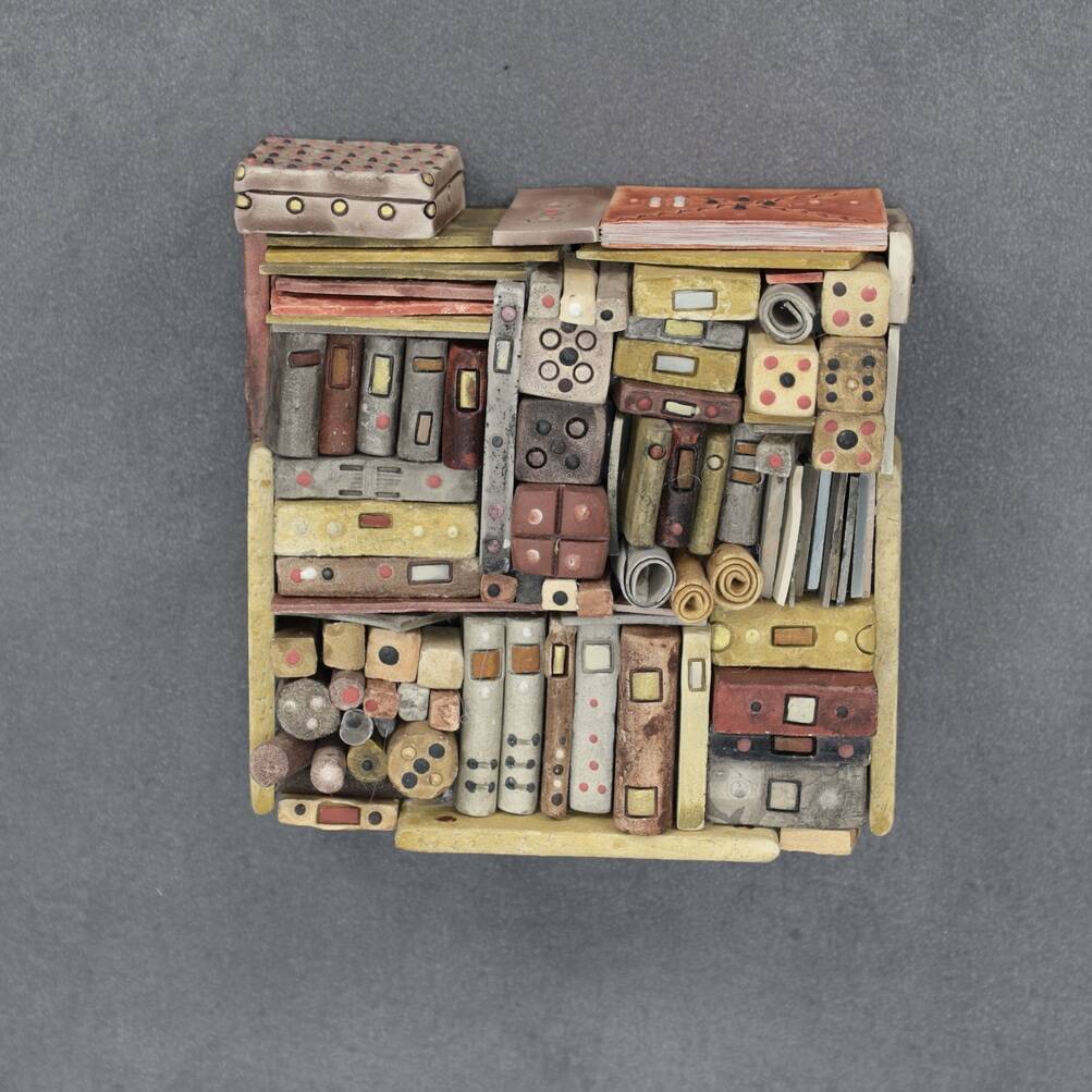 Set of 4 Vibrant Sculptures by Guy Deltour – Contemporary Belgian Art, 2000