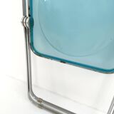 Blue Plia Chair by Giancarlo Piretti for Castelli, 1960