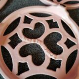 Sous plat rose fonte
