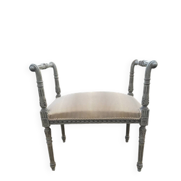 Banquette en bois peint