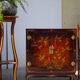 2-door sideboard, painting flowers and birds