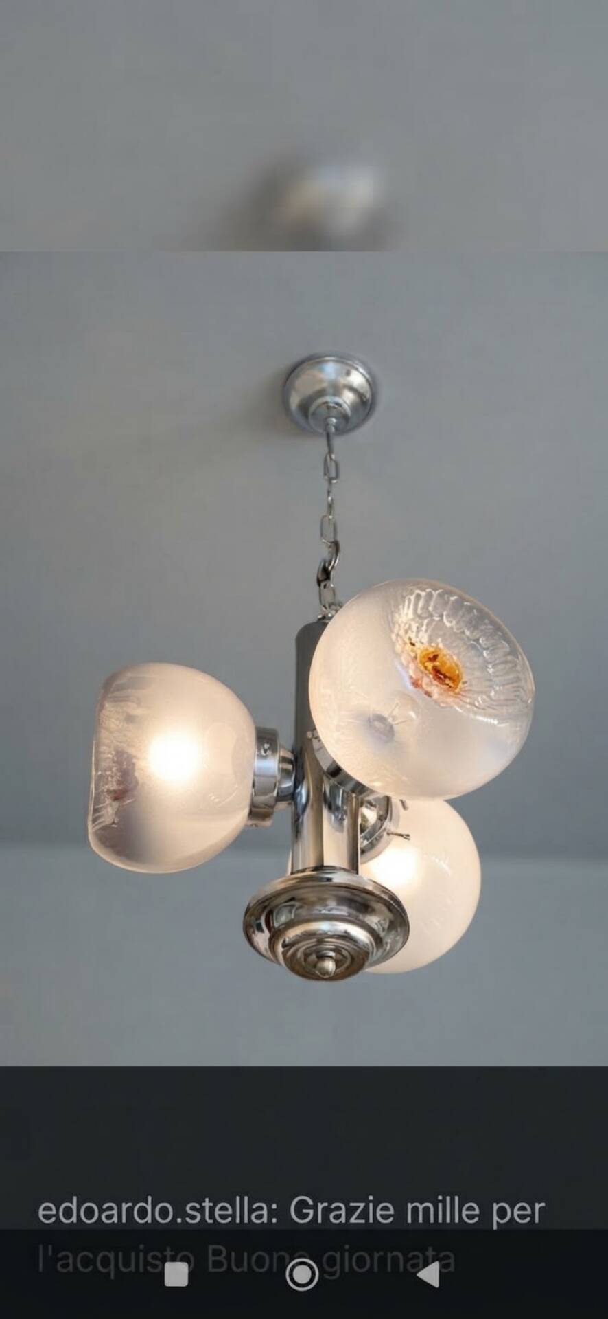 Lustre Mazzega Murano 1970/80