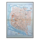 Printed in 1931, map of Vichy, Allier.