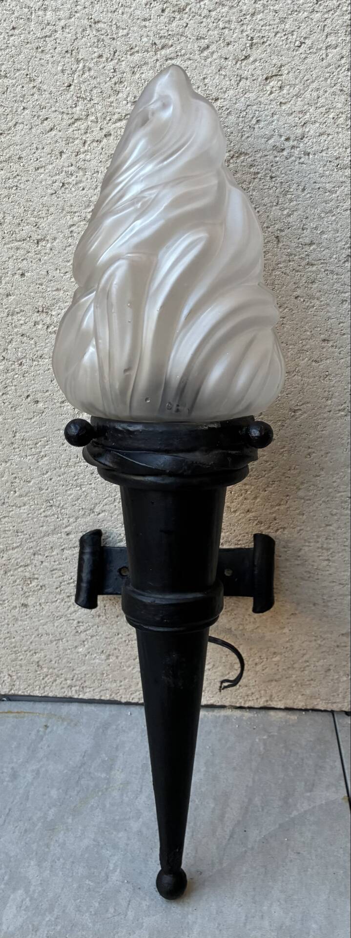 Torch wall light