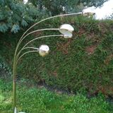 5-spoke lily of the valley floor lamp