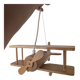 Wooden aircraft suspension