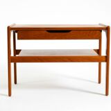 Danish mid-century teak side table with drawer by Salin Nyborg, circa 1960s