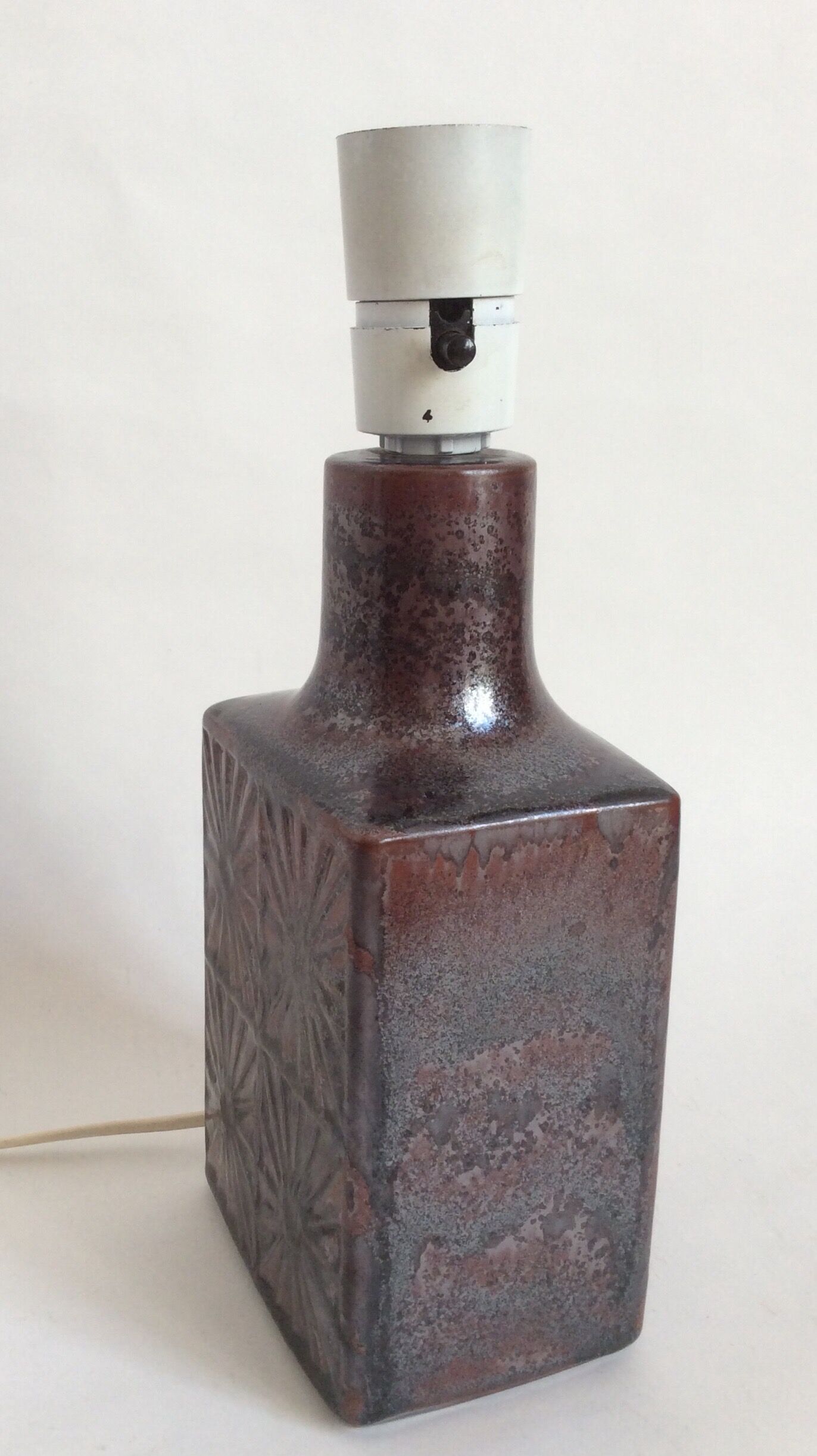 Ceramic lamp foot by Desiree Stentj, Denmark