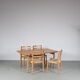 Ensemble de salle à manger en bois de chêne des années 1970 par Moller, Danemark