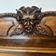 Two-part Renaissance-style buffet - Solid oak & marble, late 19th century