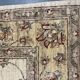 Tapis en laine crème fait main, tapis à motifs floraux traditionnels pour chambre ou salon
