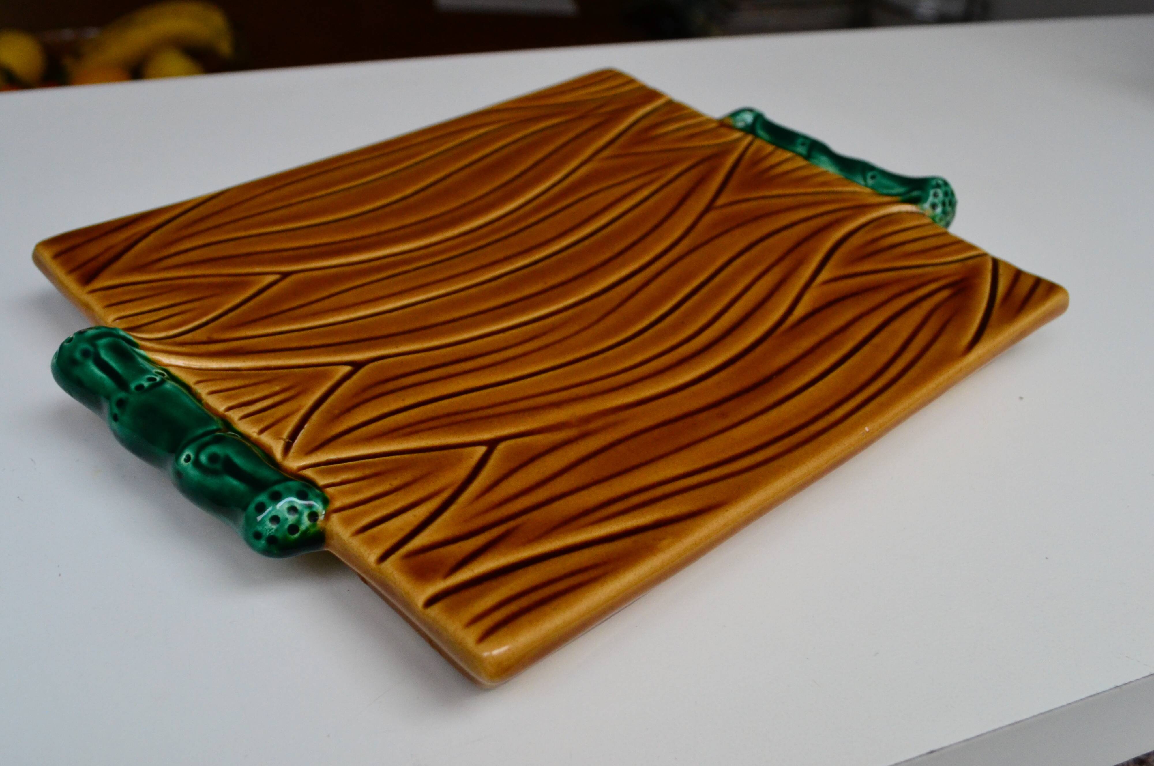 Vallauris earthenware dish, created by Albert Ferlay in the 1960s