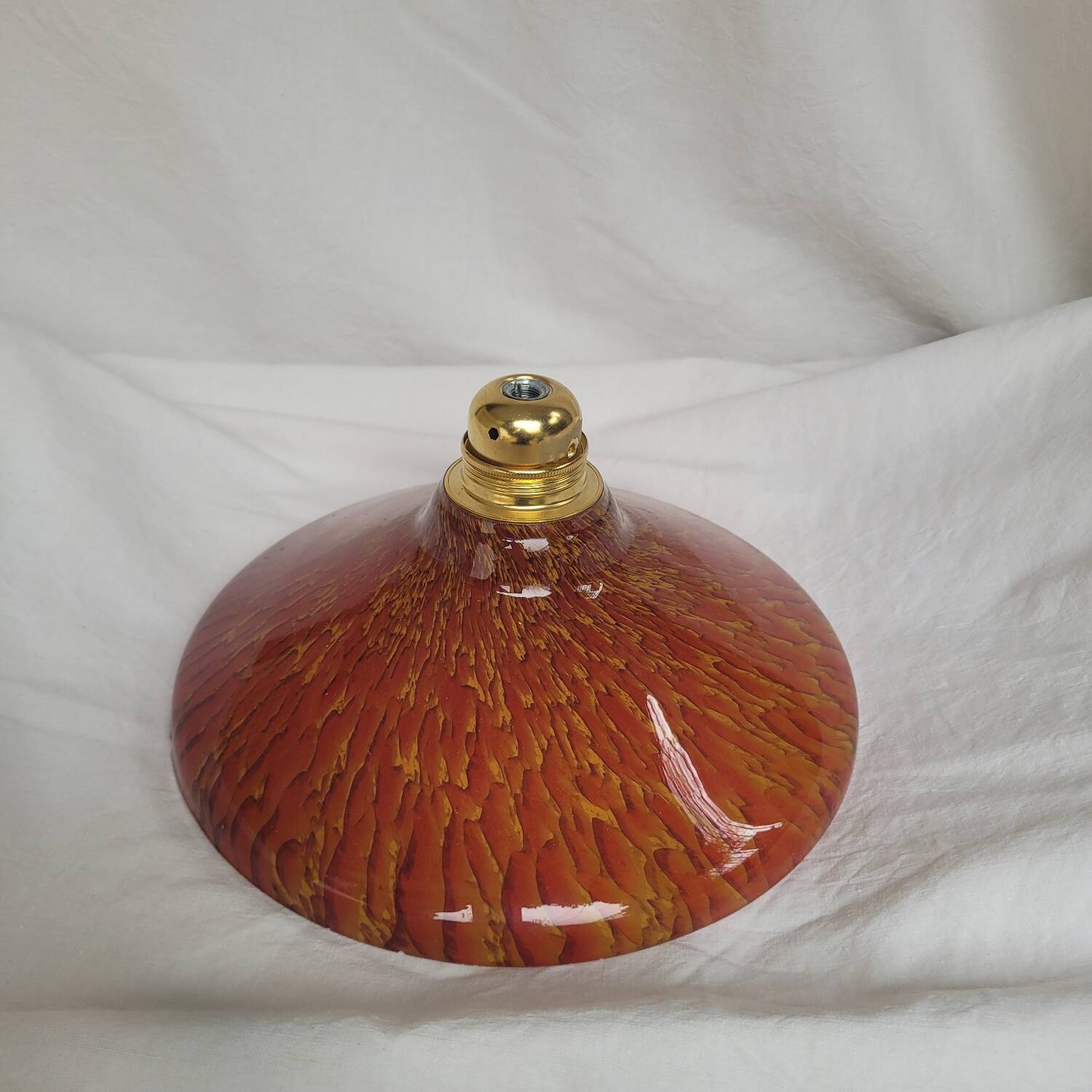 Spotted blown glass pendant – 1960s-1970s