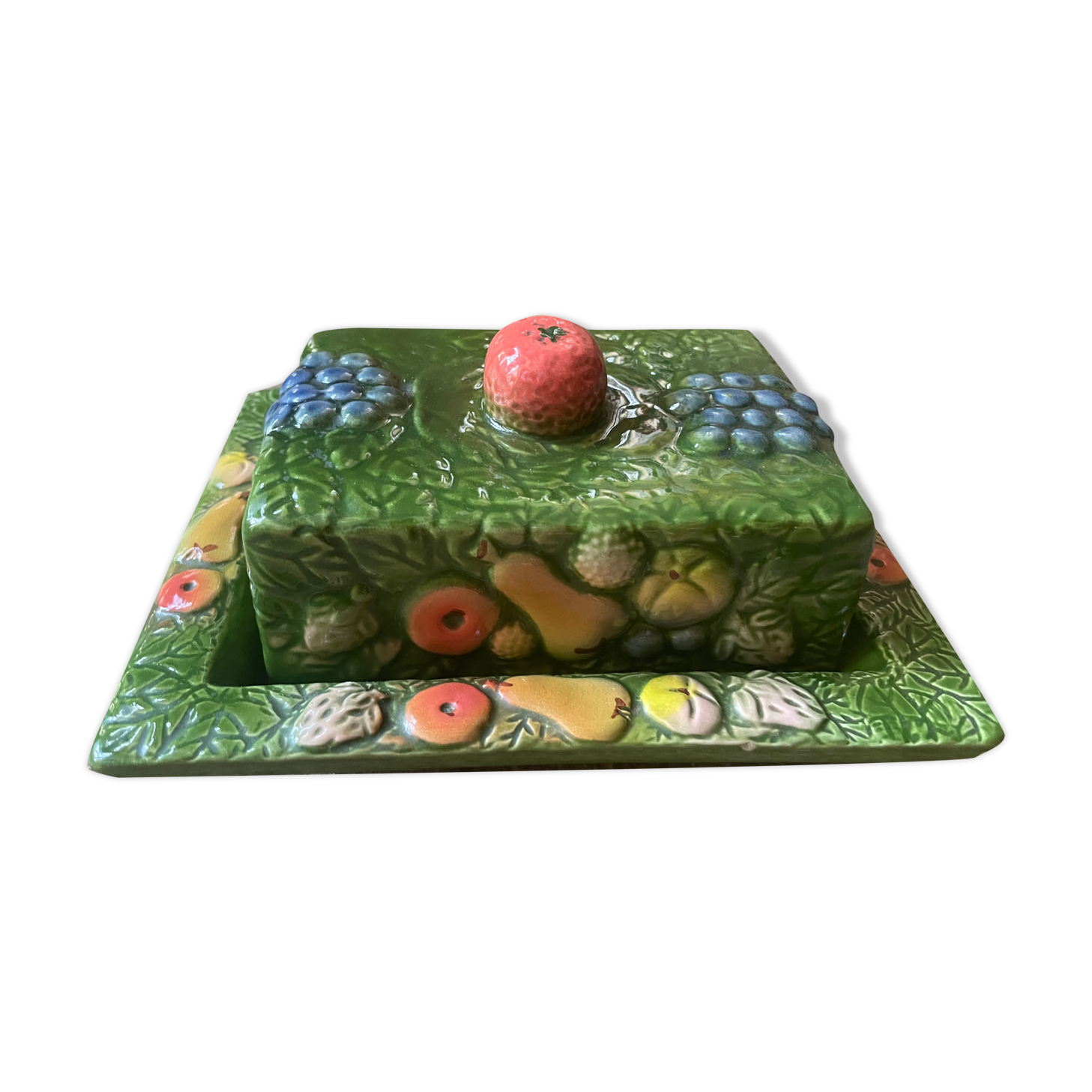 Vintage ceramic butterdish